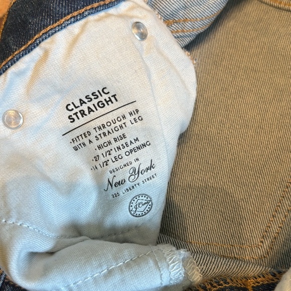 J. Crew Classic Straight Leg Jeans - Picture 4 of 5